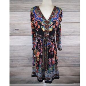 ECI Eye Catching Colorful Vintage Inspired Dress M